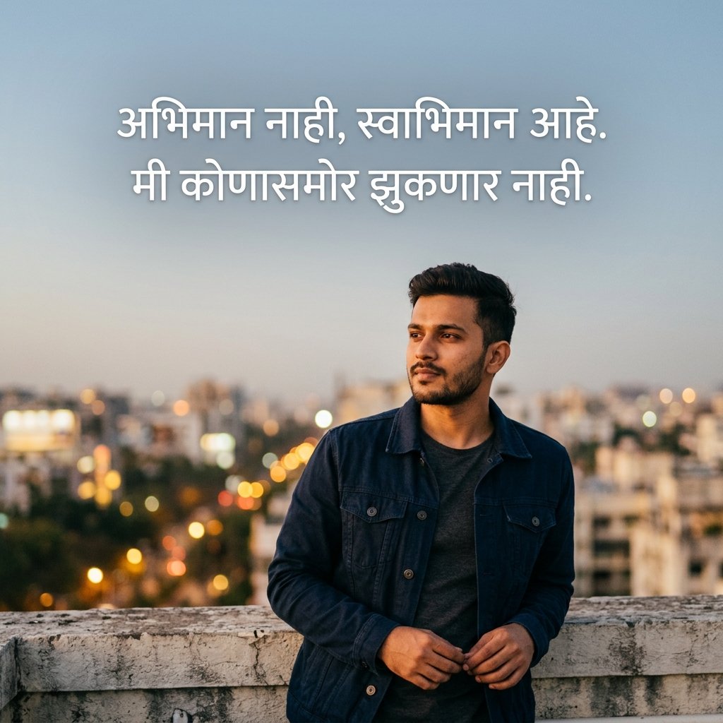 Attitude Shayari Marathi