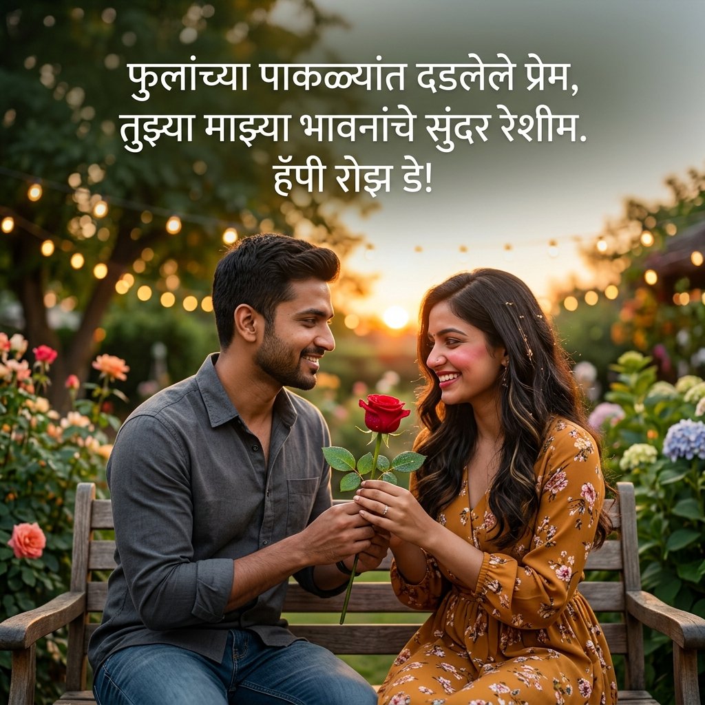 Rose Day Shayari in Marathi