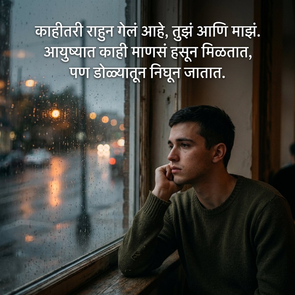 Sad Shayari Marathi