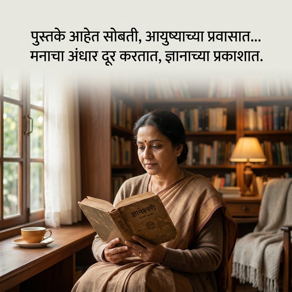 Shayari on Books in Marathi