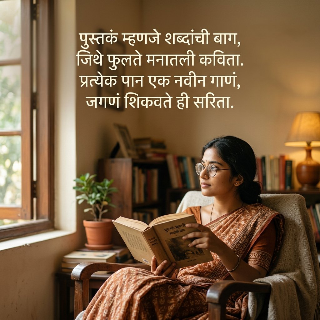 Shayari on Books in Marathi