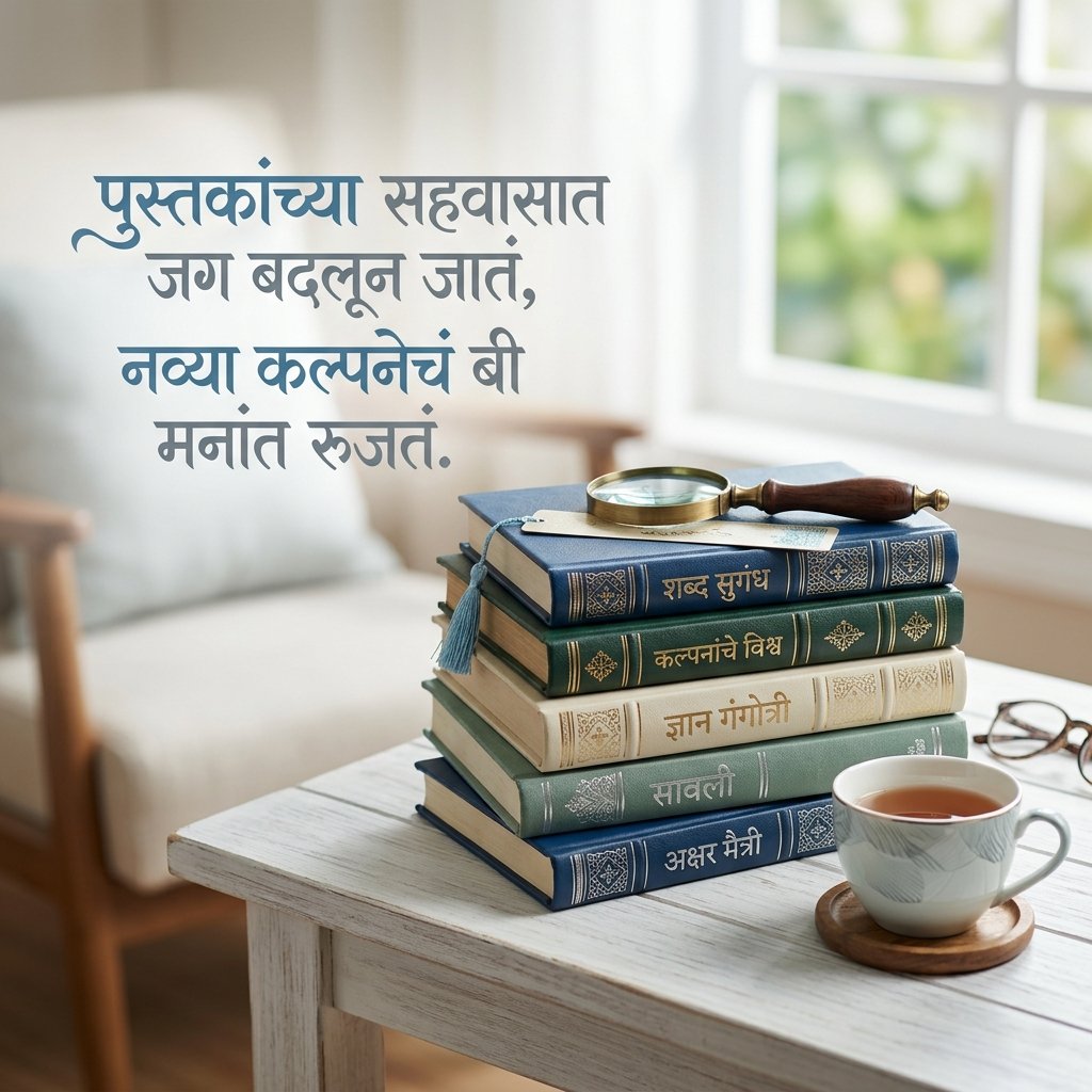 Shayari on Books in Marathi