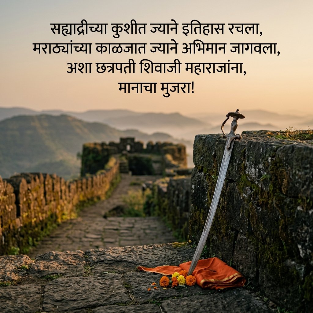 Shivaji Maharaj Shayari Marathi
