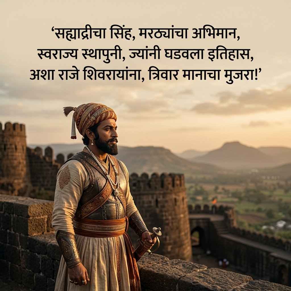 Shivaji Maharaj Shayari Marathi