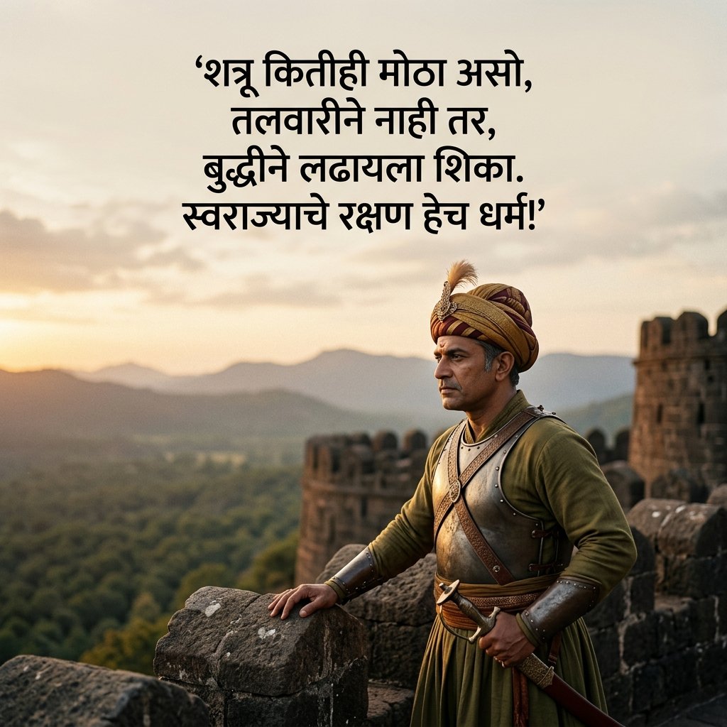 Shivaji Maharaj Shayari Marathi
