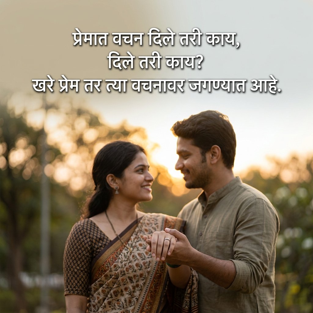 Promise Day Shayari Marathi