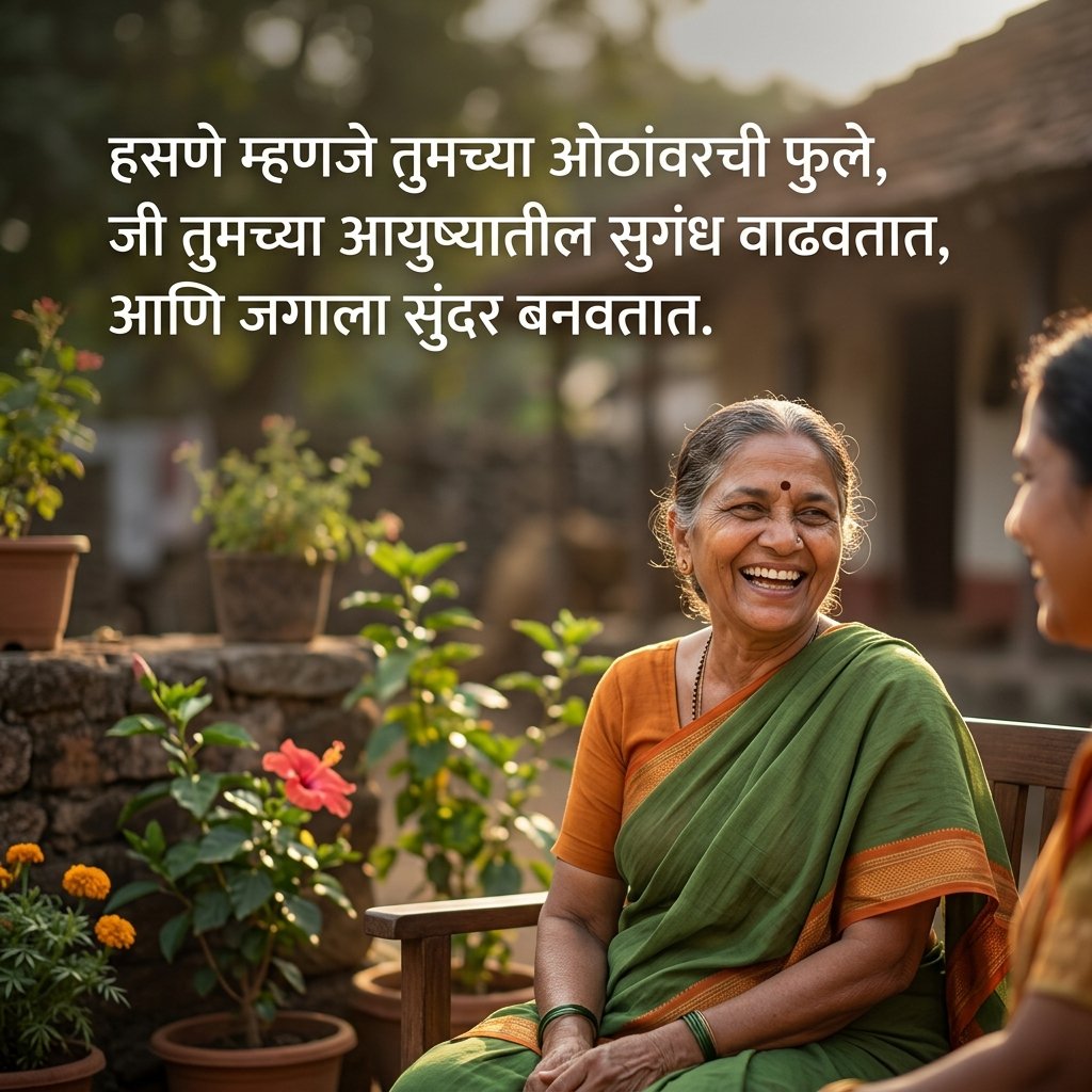 smile shayari in marathi