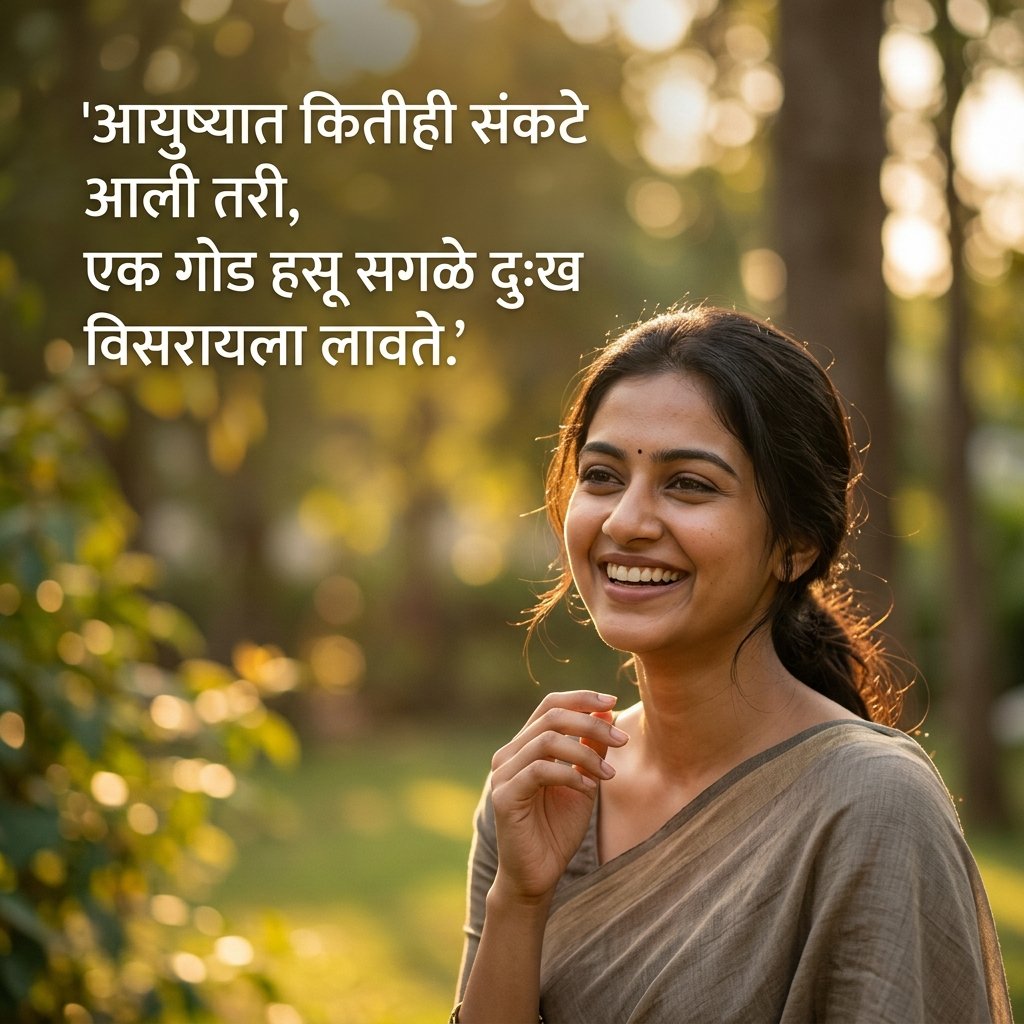 smile shayari in marathi